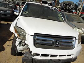 2008 Honda Pilot EX-L White 3.5L AT 4WD #A22556